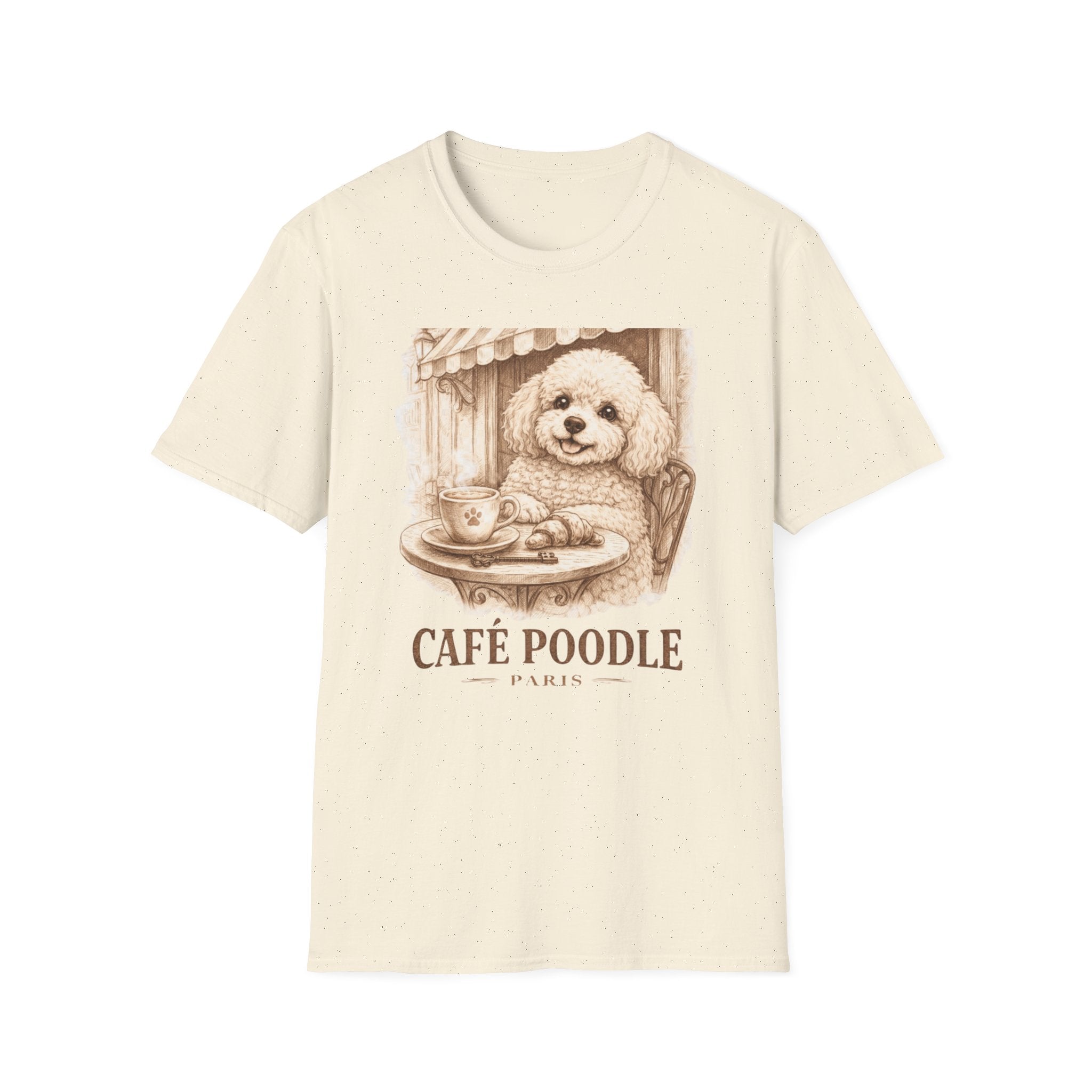 Cute Cafe Poodle Paris T-Shirt