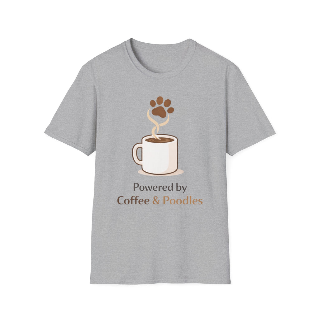 Powered By Coffee & Poodles T-Shirt