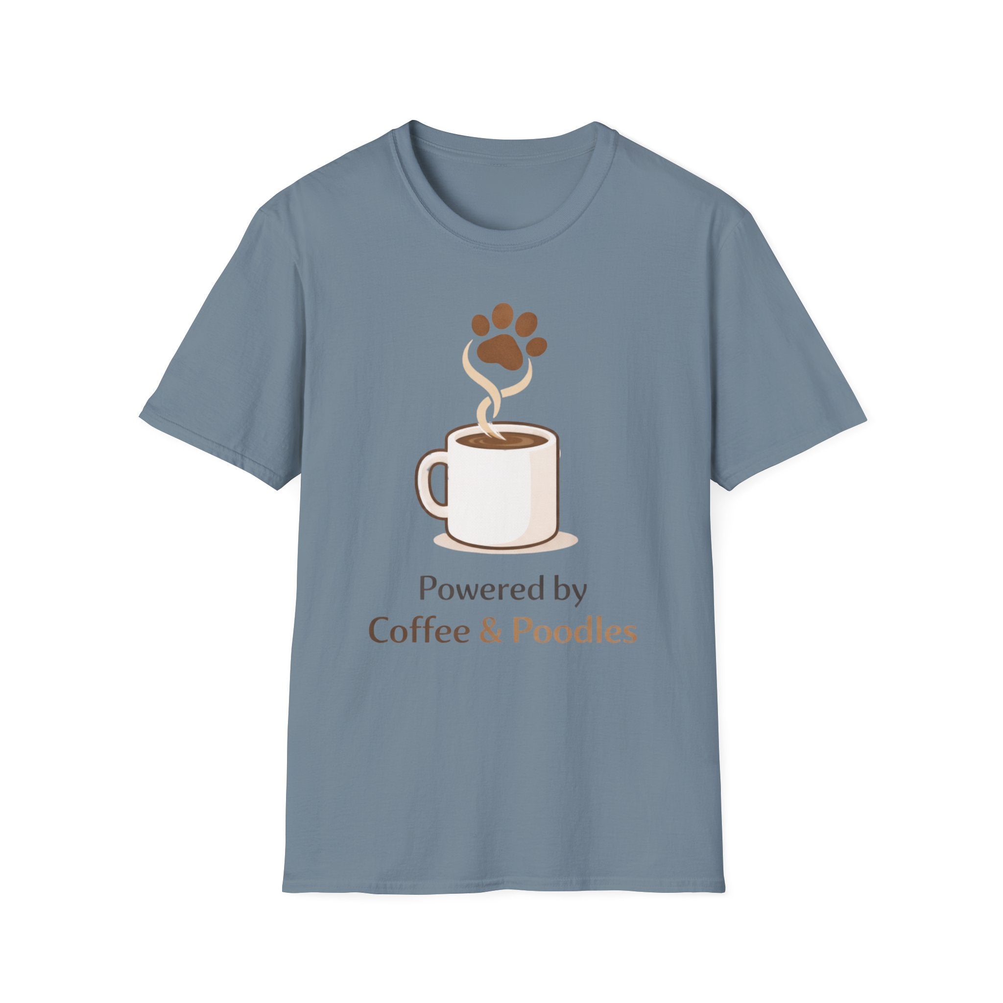 Powered By Coffee & Poodles T-Shirt