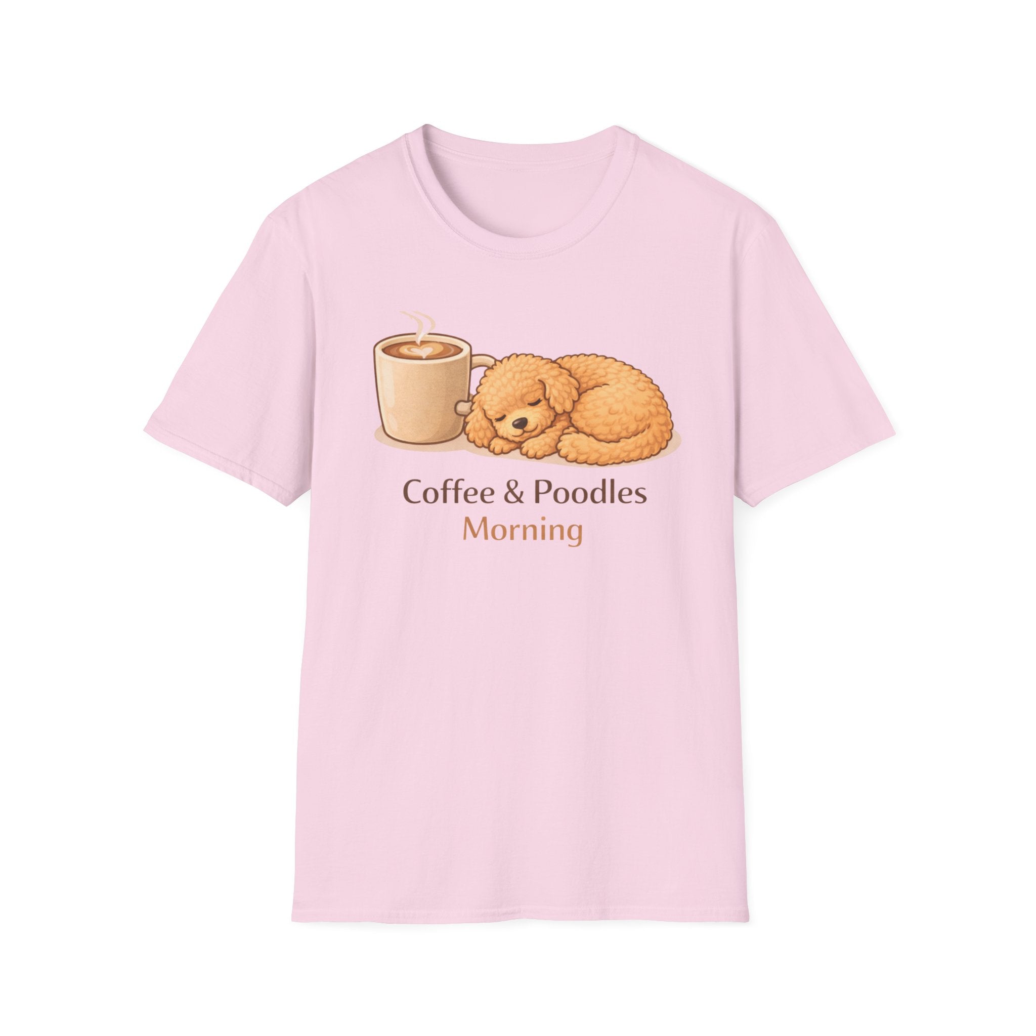 Coffee & Poodles Morning T-Shirt