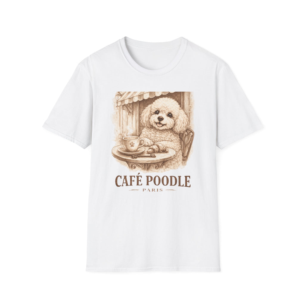 Cute Cafe Poodle Paris T-Shirt