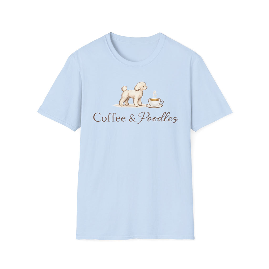 Coffee & Poodles Pup & Cup T-Shirt