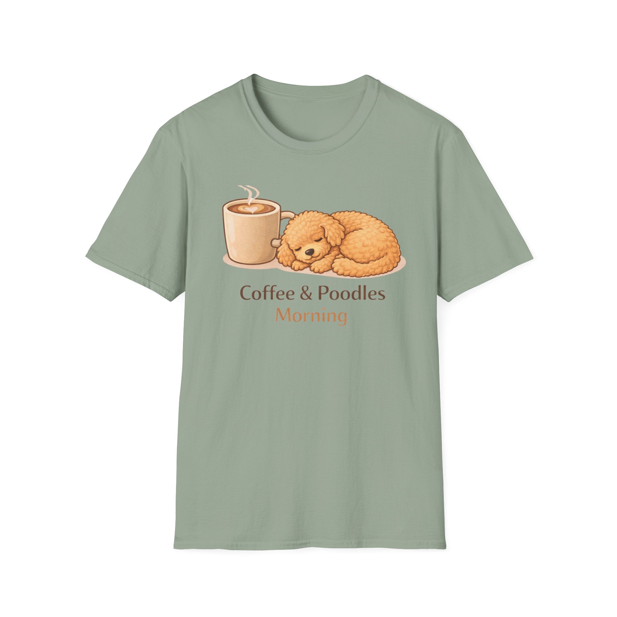 Coffee & Poodles Morning T-Shirt