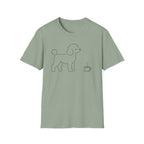 Poodle & Coffee Silhoutte T-Shirt