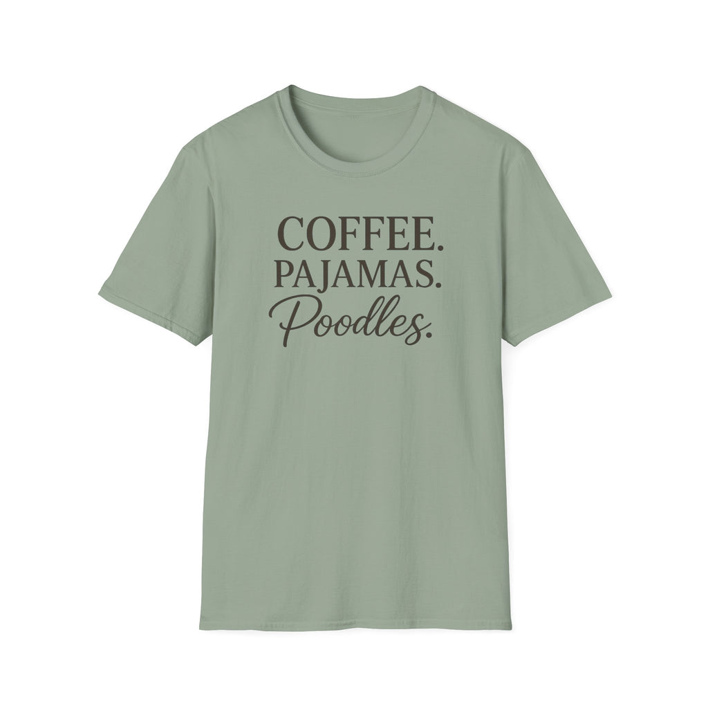 Coffee.Pajamas.Poodles. T-Shirt