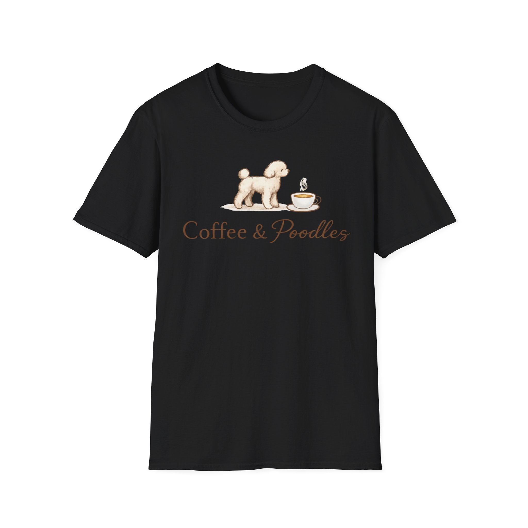 Coffee & Poodles Pup & Cup T-Shirt