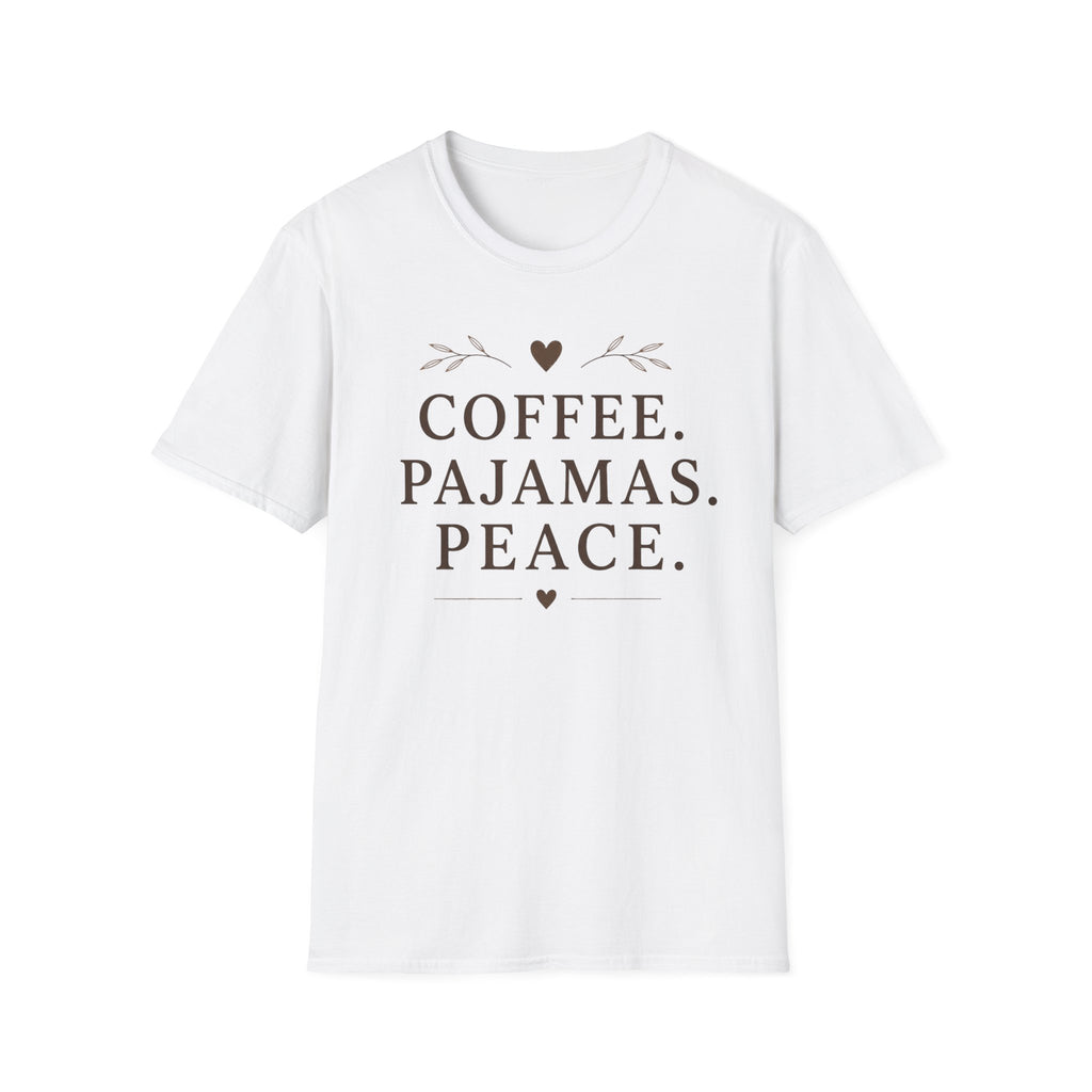 Coffee.Pajamas.Peace.Heart T-Shirt