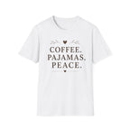 Coffee.Pajamas.Peace.Heart T-Shirt