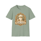 Poodle Mama Filigree Emblem T-Shirt